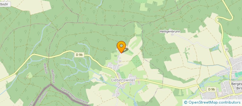 localisation de l'entreprise SCI MONT SOLEIL  LIEBENSWILLER