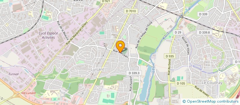 localisation de l'entreprise SCI MONT ST AIGNAN à LUISANT