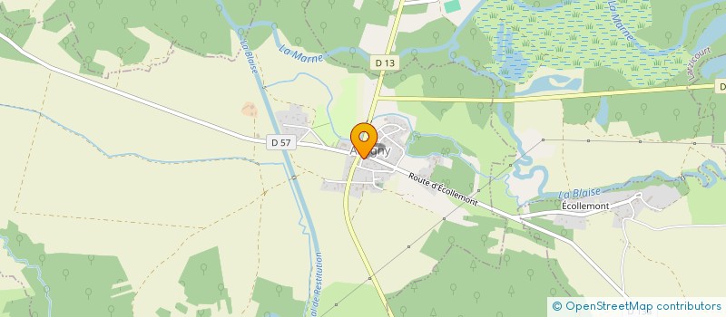 localisation de l'entreprise SCI MONT THIEBAULT  MONCETZ-L'ABBAYE