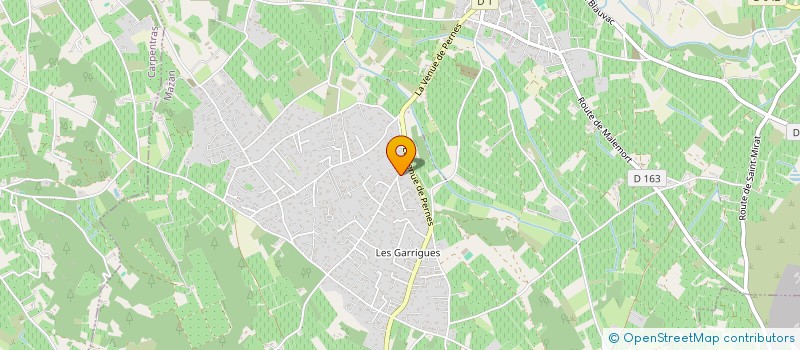 localisation de l'entreprise SCI MONT VENTOUX  MAZAN