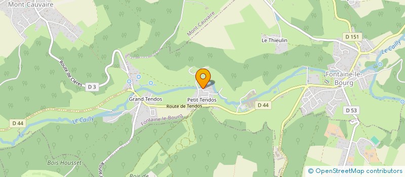 localisation de l'entreprise SCI MONTA IMMO  FONTAINE-LE-BOURG