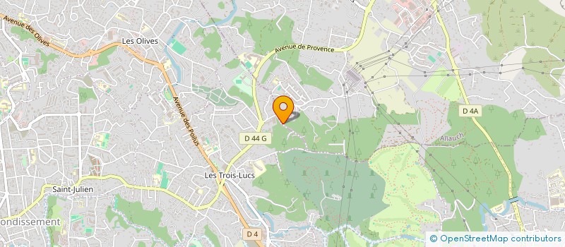localisation de l'entreprise SCI MONTABA à ALLAUCH