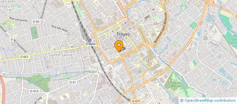 localisation de l'entreprise SCI MONTABERT à TROYES