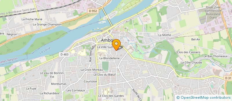 localisation de l'entreprise SCI MONTABON à AMBOISE