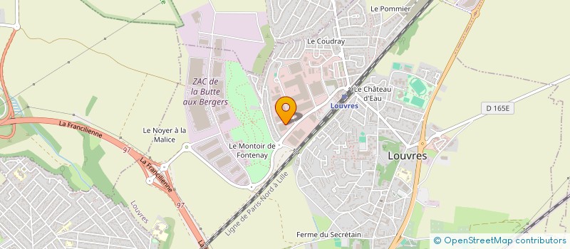 localisation de l'entreprise SCI MONTABY  LOUVRES