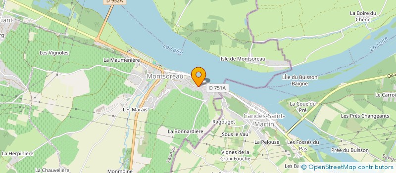 localisation de l'entreprise SCI MONTADOUR-ROI  MONTSOREAU