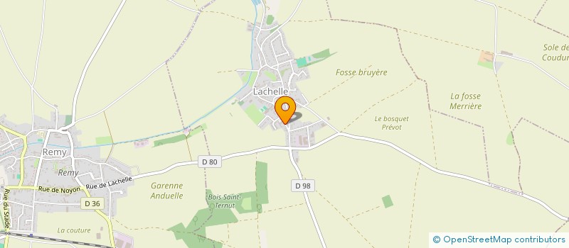 localisation de l'entreprise SCI MONTAGNAC  LACHELLE