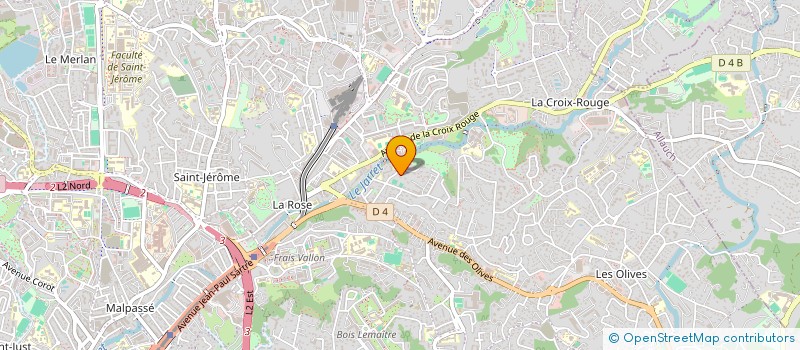 localisation de l'entreprise SCI MONTAGNAC à MARSEILLE