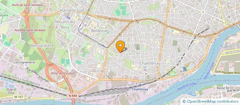 localisation de l'entreprise SCI MONTAGNE 92 à NANTES