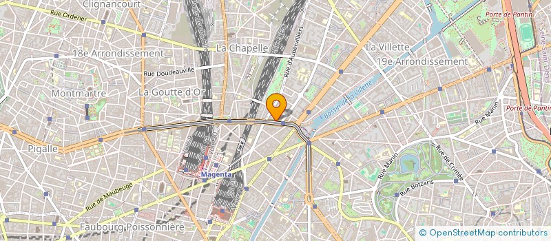 localisation de l'entreprise SCI MONTAGNE AU SOLEIL  PARIS