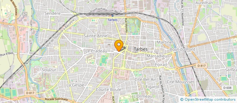 localisation de l'entreprise SCI MONTAGNE ET FILS  TARBES