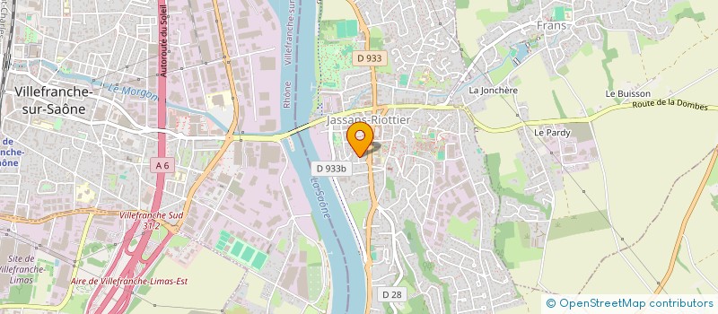 localisation de l'entreprise SCI MONTAGNE FONCIER  JASSANS-RIOTTIER