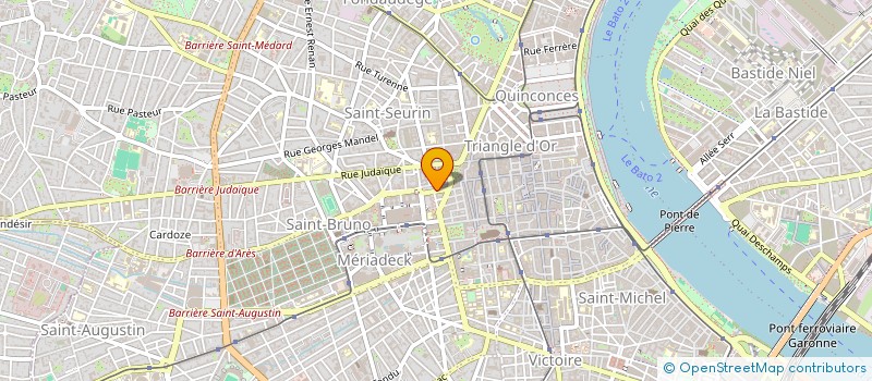 localisation de l'entreprise SCI MONTAGNE MICHELET  BORDEAUX