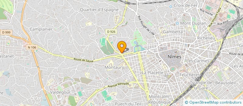 localisation de l'entreprise SCI MONTAGNIER SORIANO  LA GRANDE-MOTTE