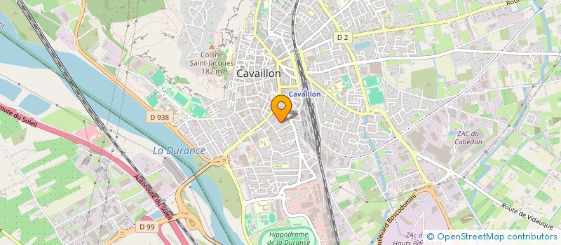 localisation de l'entreprise SCI MONTAGNON  CAVAILLON