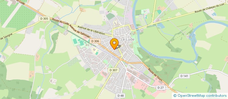 localisation de l'entreprise SCI MONTAIGNE à LE LUDE