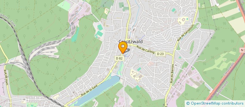 localisation de l'entreprise SCI MONTAIGNE à CREUTZWALD