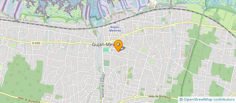 localisation de l'entreprise SCI MONTAIGNE à GUJAN-MESTRAS