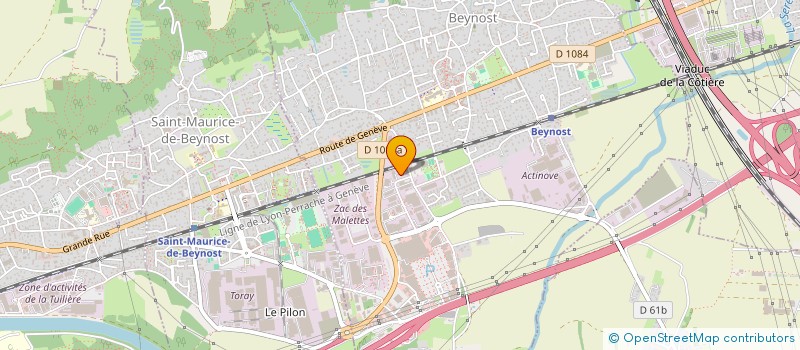 localisation de l'entreprise SCI MONTAIGNE à BEYNOST