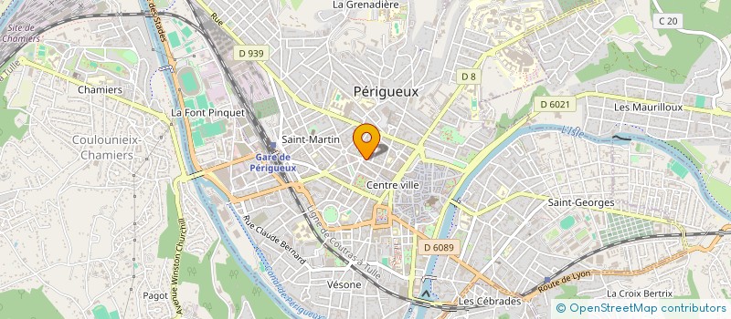 localisation de l'entreprise SCI MONTAIGNE à PERIGUEUX