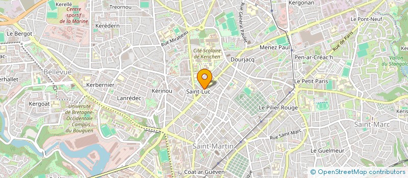 localisation de l'entreprise SCI MONTAIGNE 50  BREST