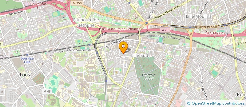 localisation de l'entreprise SCI MONTAIGNE à LILLE