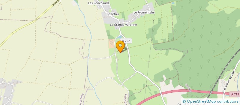 localisation de l'entreprise SCI MONTAIGNE  BROUT-VERNET