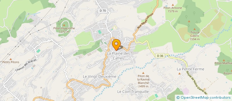localisation de l'entreprise SCI MONTAIGNE  LE TAMPON