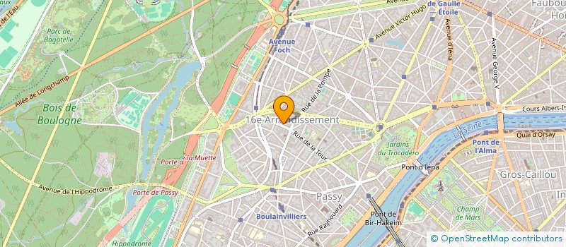 localisation de l'entreprise SCI MONTAIGNE  PARIS