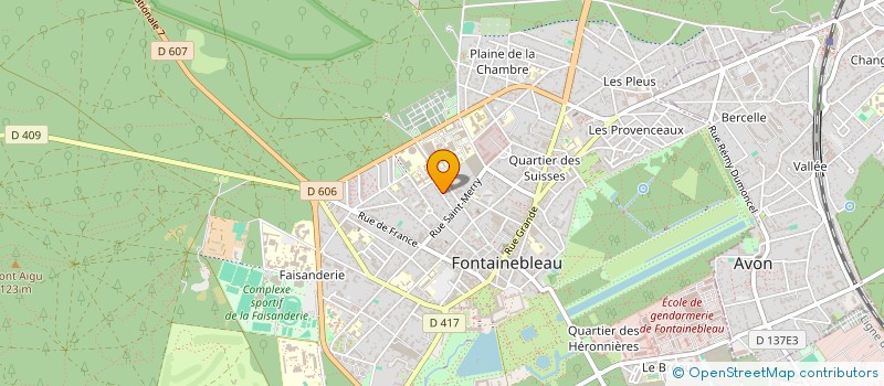 localisation de l'entreprise SCI MONTAIGNE  FONTAINEBLEAU