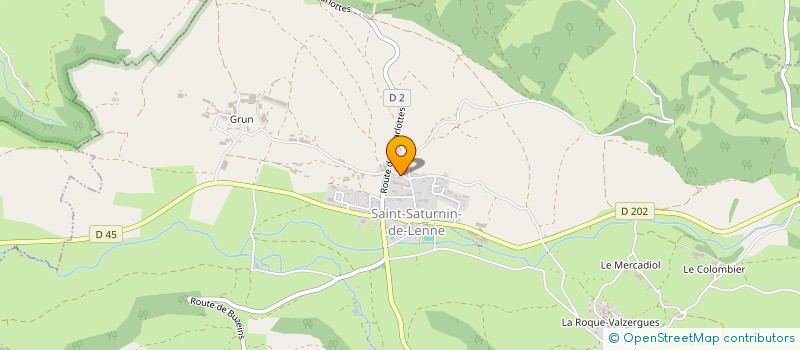 localisation de l'entreprise SCI MONTAIGNE  SAINT-SATURNIN-DE-LENNE
