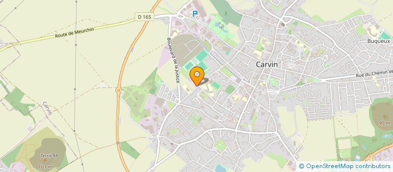 localisation de l'entreprise SCI MONTAIGNE II  CARVIN