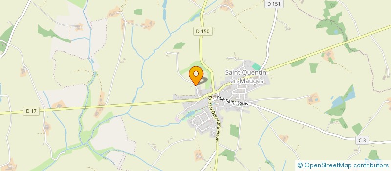 localisation de l'entreprise SCI MONTAILLER  MAUGES-SUR-LOIRE