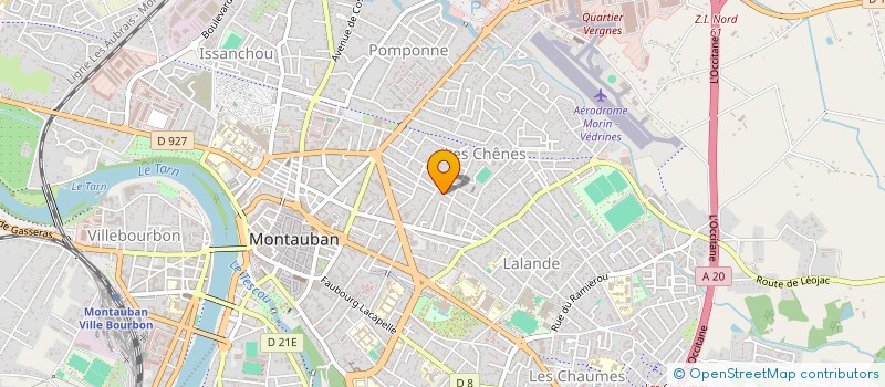 localisation de l'entreprise SCI MONTALBA  MONTAUBAN