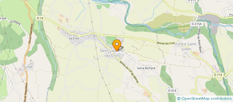 localisation de l'entreprise SCI MONTALBANE à SAINT-LAURENT-DU-CROS