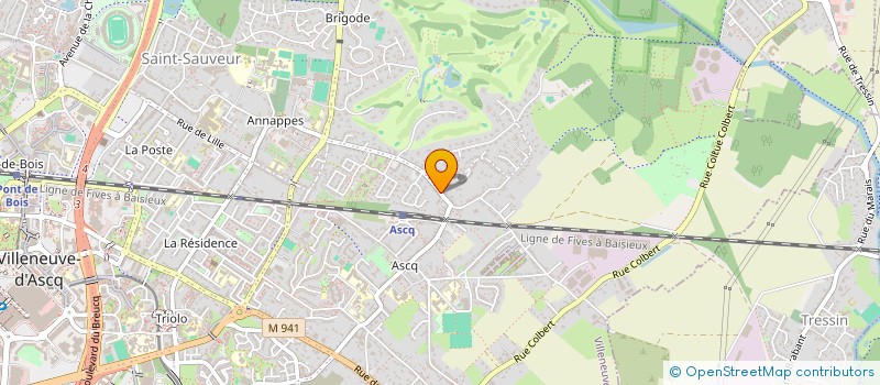 localisation de l'entreprise SCI MONTALEMBERT à VILLENEUVE-D'ASCQ