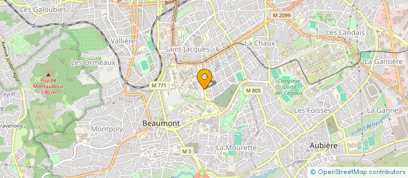 localisation de l'entreprise SCI MONTALEMBERT N48  CLERMONT-FERRAND