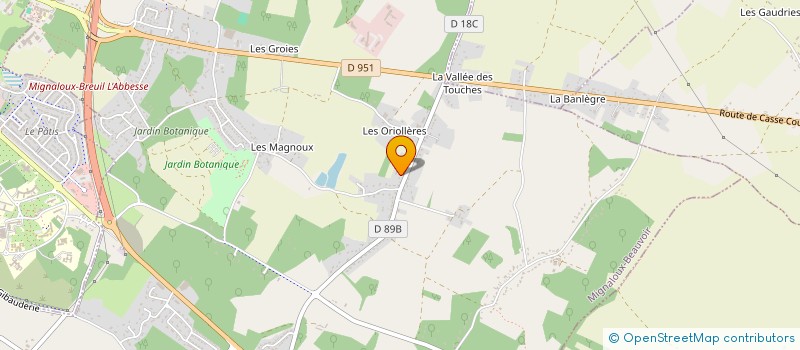 localisation de l'entreprise SCI MONTALOCA à MIGNALOUX-BEAUVOIR