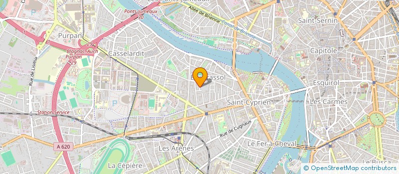 localisation de l'entreprise SCI MONTALRY à TOULOUSE