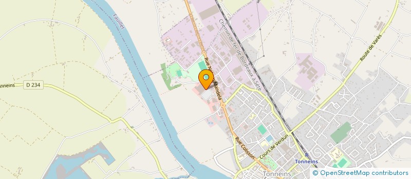 localisation de l'entreprise SCI MONTAMAT SUD  TONNEINS