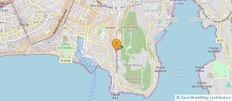 localisation de l'entreprise SCI MONTANA à NICE