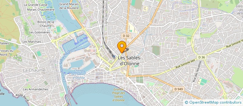 localisation de l'entreprise SCI MONTANA à LES SABLES D'OLONNE