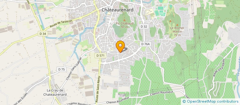 localisation de l'entreprise SCI MONTANA à CHATEAURENARD