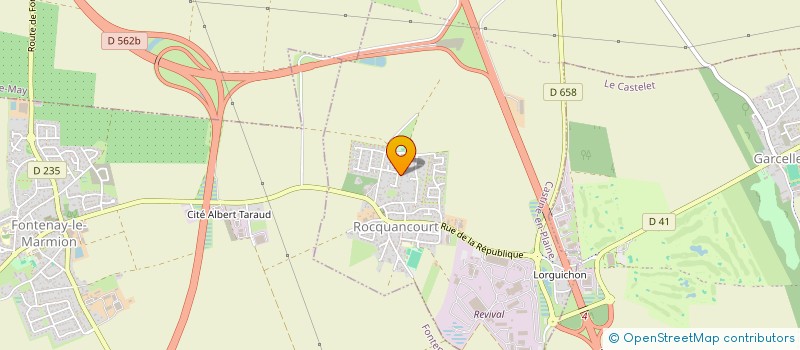 localisation de l'entreprise SCI MONTANA  CASTINE-EN-PLAINE