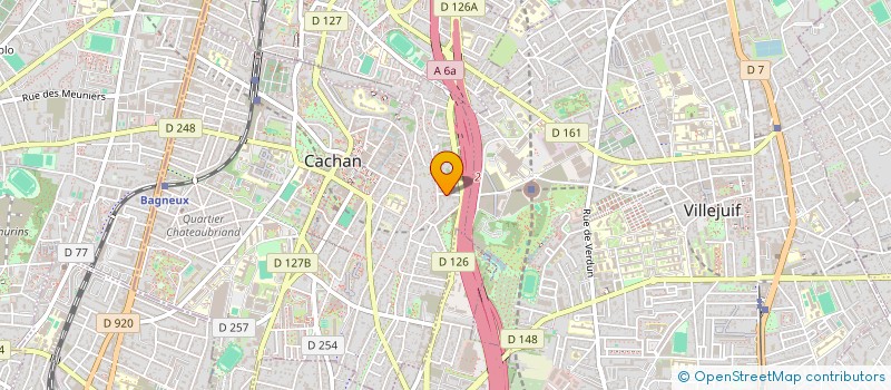 localisation de l'entreprise SCI MONTANA  CACHAN