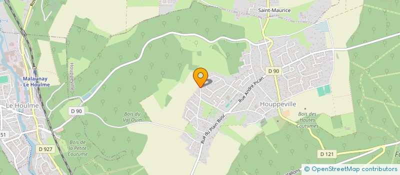 localisation de l'entreprise SCI MONTANA  HOUPPEVILLE