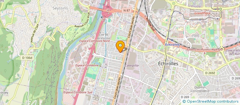 localisation de l'entreprise SCI MONTANA  SAINT-MARTIN-D'HERES