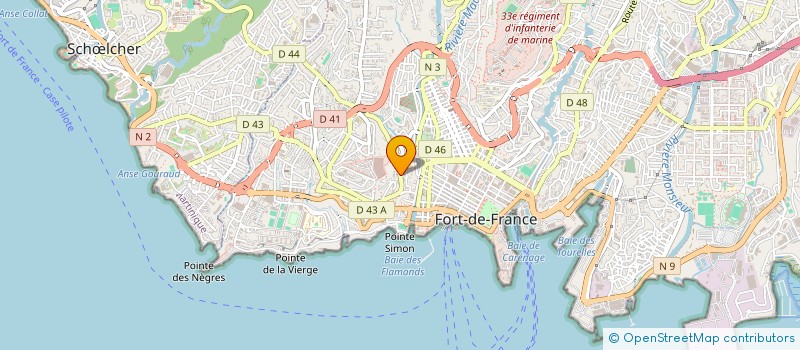 localisation de l'entreprise SCI MONTAUBAN à FORT-DE-FRANCE