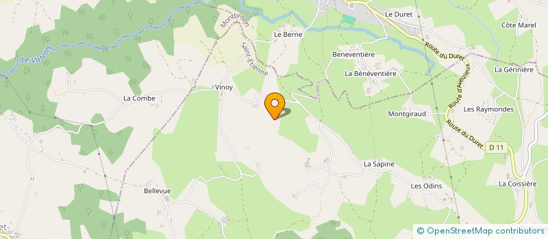 localisation de l'entreprise SCI MONTAUD  SAINT-HEAND