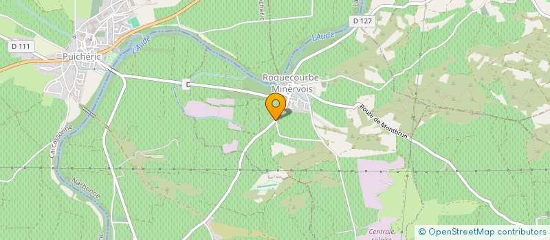 localisation de l'entreprise SCI MONTAUDE  ROQUECOURBE-MINERVOIS